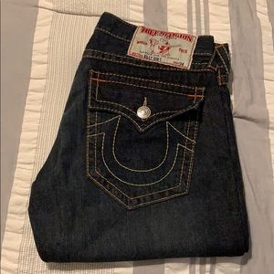 Slightly used men’s True Religion Size 34 Jeans